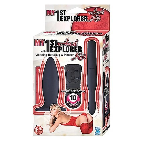 My 1st Anal Explorer Kit Vibrating Butt Plug And Please