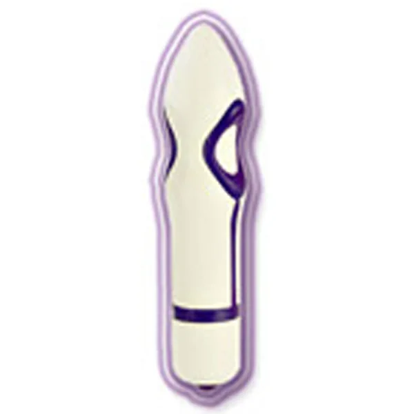 My Private O Massager 2.75 Inch White with Purple Waterproof