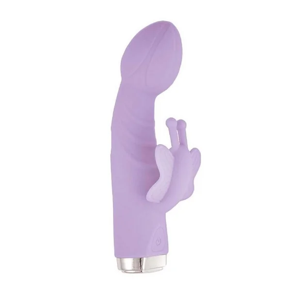 My Secret Butterfly Rechargeable Silicone Rabbit Vibrator – Purple