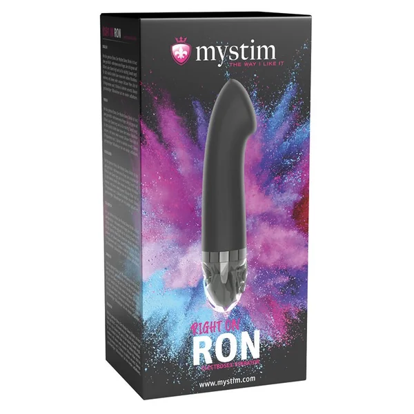 Mystim Right on Ron eStim G Vibrator – Black