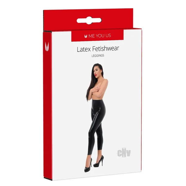 Myu Latex Leggings Md Black
