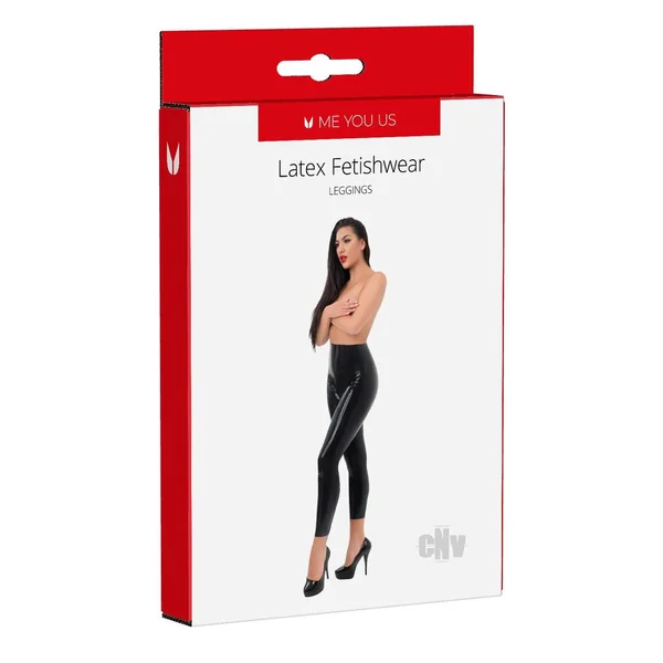 Myu Latex Leggings Sm Black