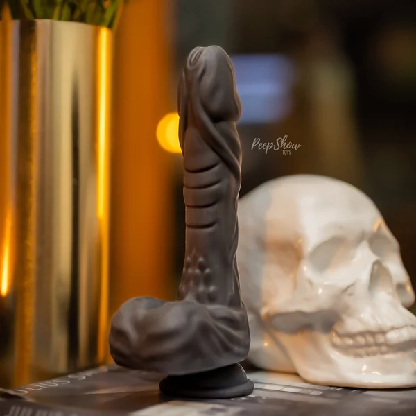 Naked Addiction Demon Noir - 8.6" Thrusting & Vibrating Dildo