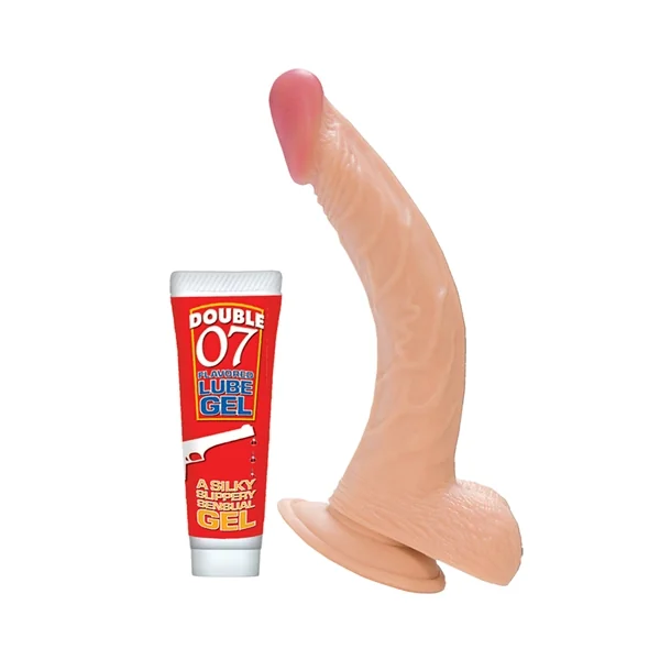 Nass Toys All American 8 Inch Dong With Lube