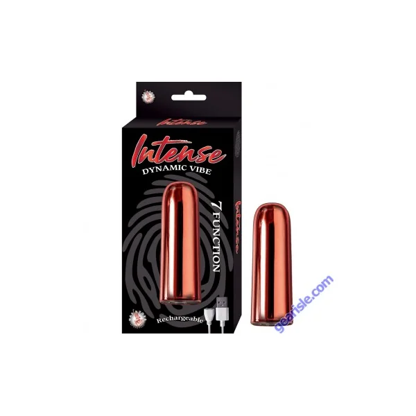 Nasstoys Intense Dynamic 7 Function Bullet Vibrator Rechargeable Red