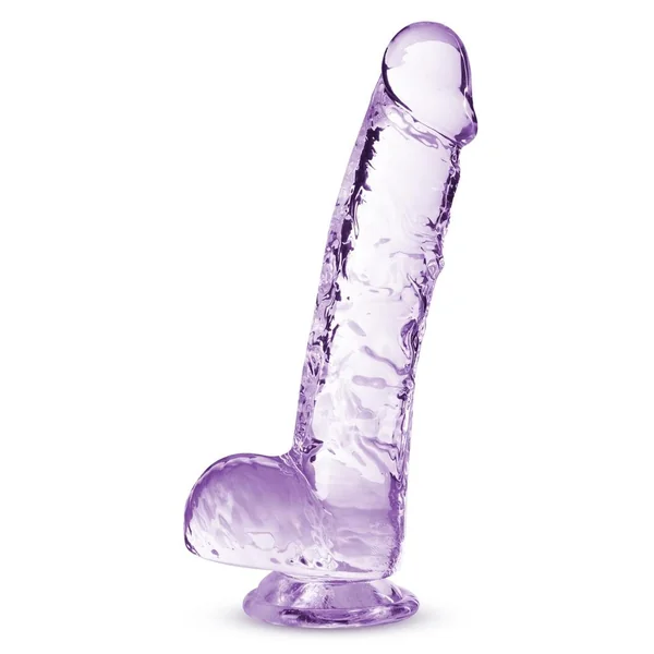 Naturally Yours Crystalline Dildo 6in - Amethyst