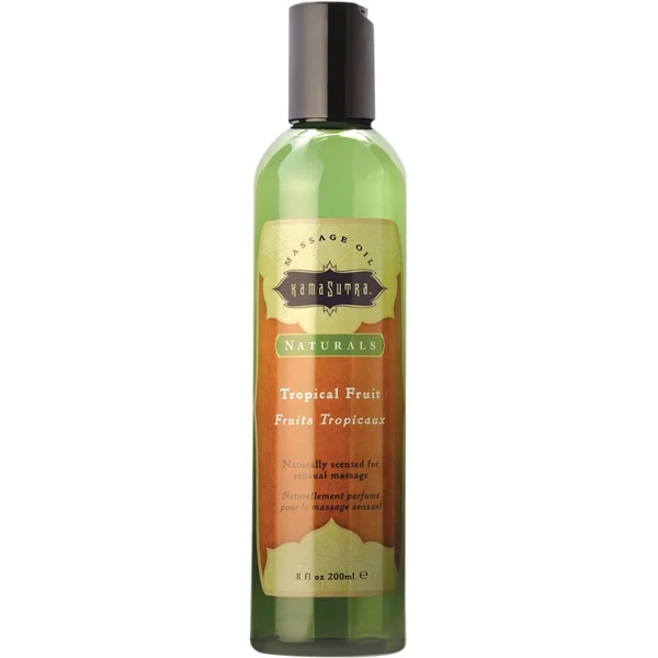Naturals Sensual Massage Oil Tropical Fruits 8 Ounce