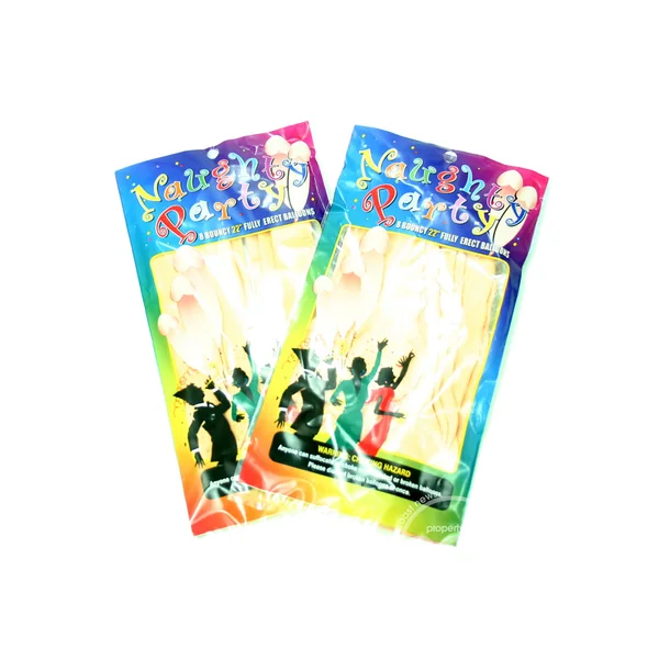 Naughty Party Balloons Penis Flesh 8 PK