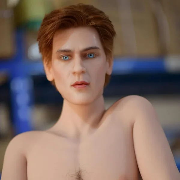 Neodoll Allure – Allen – Male Sex Doll Head – M16 Compatible – Tan