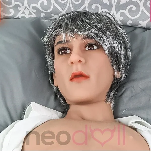 Neodoll Allure – Mick – Male Sex Doll Head – M16 Compatible – Brown
