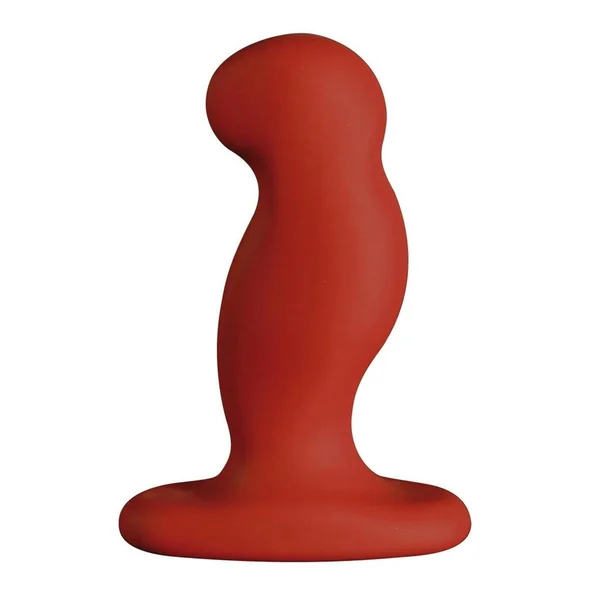 Nexus G-Play+L Rechargeable Silicone G-Spot and P-Spot Vibrator – Large – Red