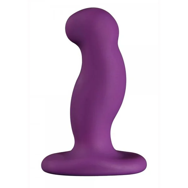 Nexus G-Play+M Rechargeable Silicone G-Spot and P-Spot Vibrator – Medium – Purple