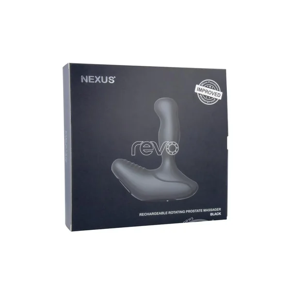 Nexus Revo 2 Rechargeable Silicone Rotating Prostate Massager - Black