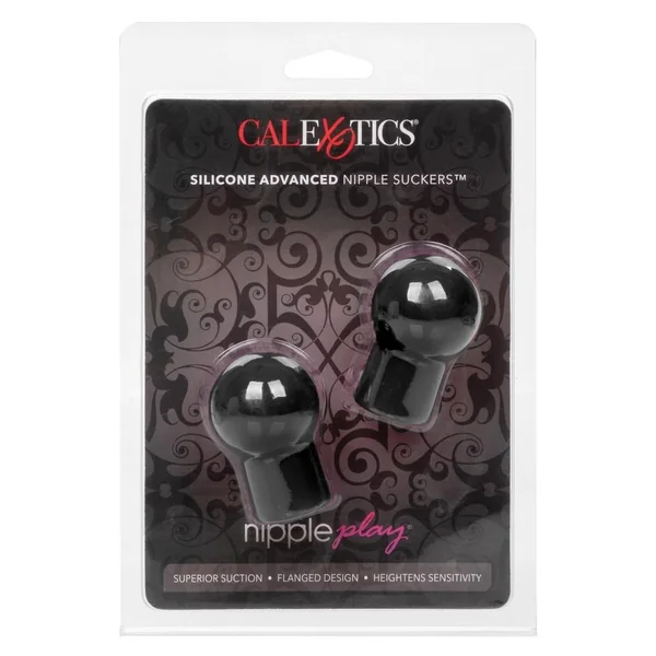 Nipple Play Advanced Silicone Nipple Suckers Black