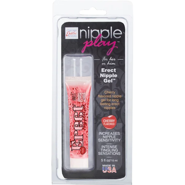 Nipple Play Erect Nipple Gel Cherry 5 Ounce
