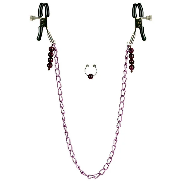 Nipple Play Purple Chain Nipple Clamps – Purple