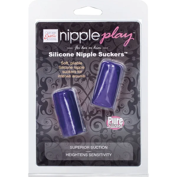 Nipple Play Silicone Nipple Suckers Purple