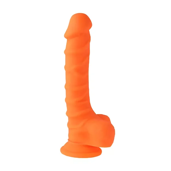 Nood Colours Dual Density Liquid Silicone Dildo with Balls