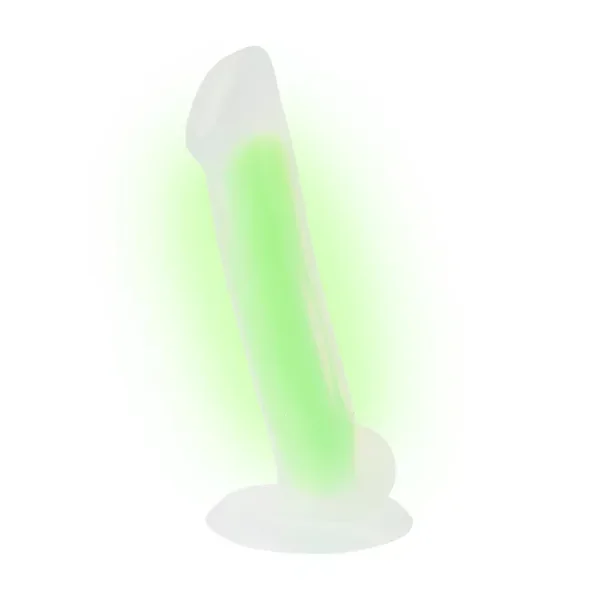 Nood Colours Glow in the Dark Dildo with Balls – 7.1″