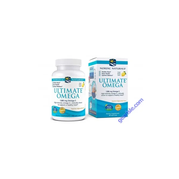 Nordic Naturals Ultimate Omega Lemon Flavor 60 Pills