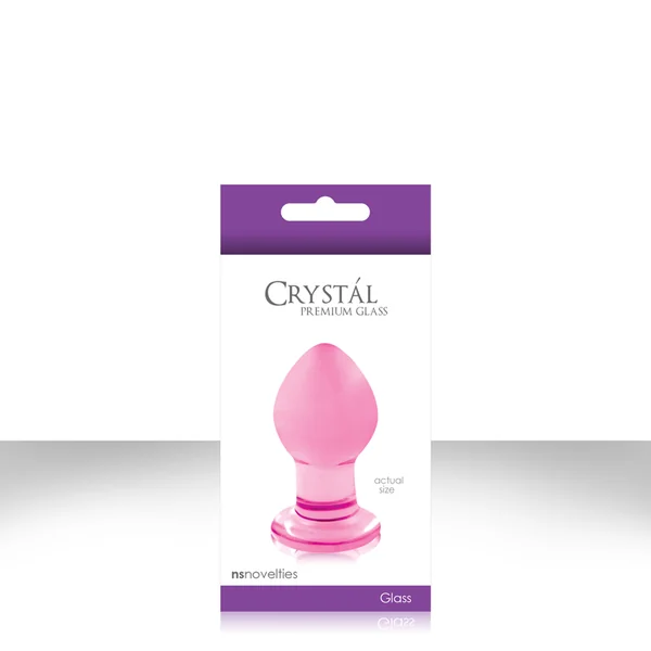 NS Novelties Crystal Premium Glass Small Anal Plug