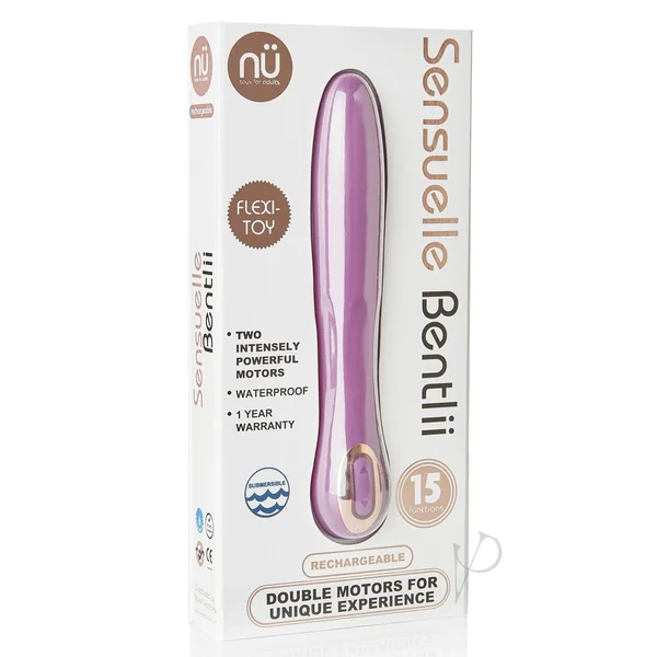 Nu Sensuelle Bentlii Rechargeable Silicone Vibrator - Orchid
