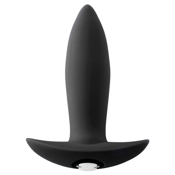 Nu Sensuelle Mini-Plug Rechargeable Silicone Vibrating Plug – Black