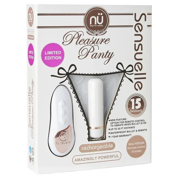 Nu Sensuelle Pleasure Panty Vibe Rechargeable Bullet with Remote Control – Limited Edition