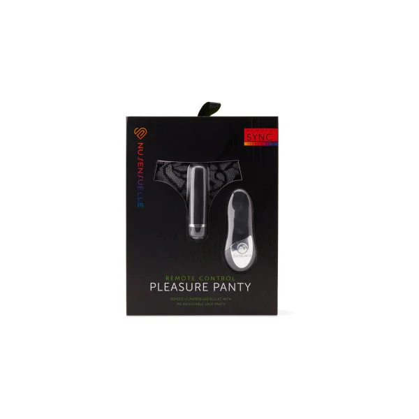 Nu Sensuelle Remote Control Pleasure Panty, Black