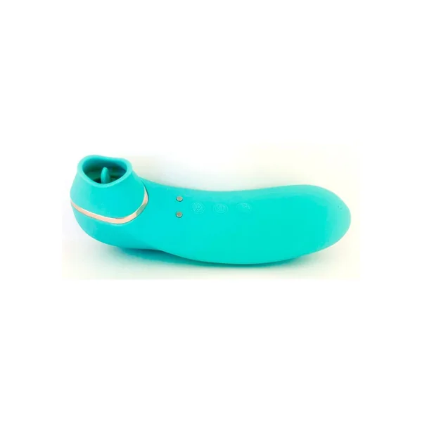 Nu Sensuelle Trinitii Triple Action Rechargeable Silicone Vibrator – Electric Blue