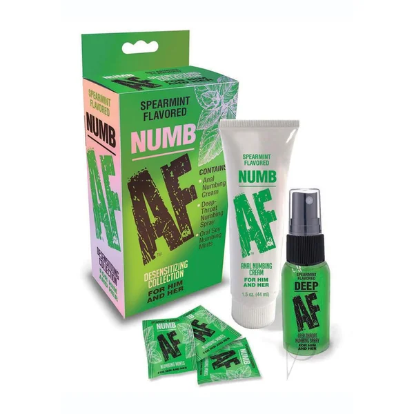 Numb AF Desensitizing Deep Throat Spray Kit