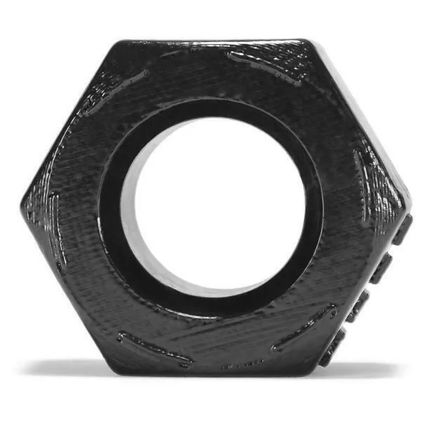 Nutt Silicone Ballstretcher And Penis Ring Black OxBalls