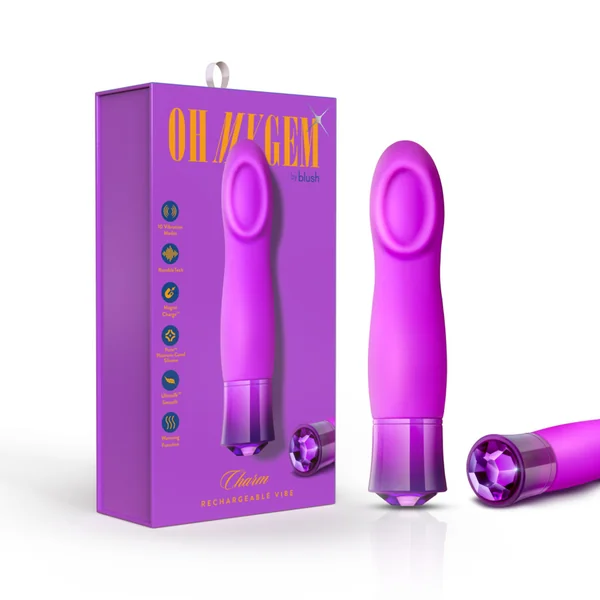 ** Oh My Gem Charm Jeweled Vibrator