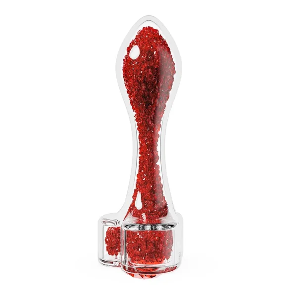 Oh My Gem Lustre Glass Anal Plug Butt Plug at oru Adult Toy Store
