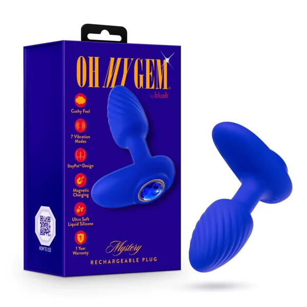 Oh My Gem Mystery Butt Plug Multi-Speed Rechargeable Anal Vibrator