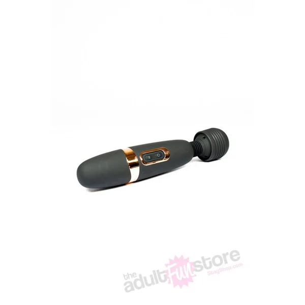 Onyxxx - Darque Rechargeable Massage Wand - Black/Rose Gold