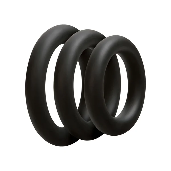 Optimale 3 Silicone C-Ring Set Thick Black