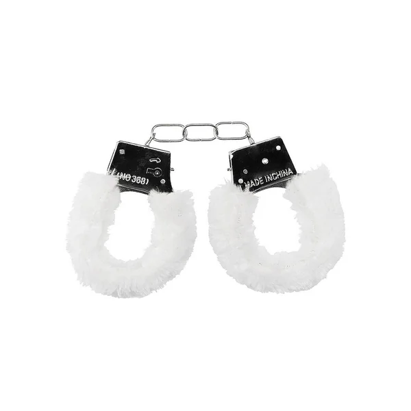 Ouch! Beginner`s Handcuffs Furry – White