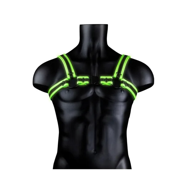 Ouch! Buckle Harness Glow in the Dark – Large/XLarge – Green