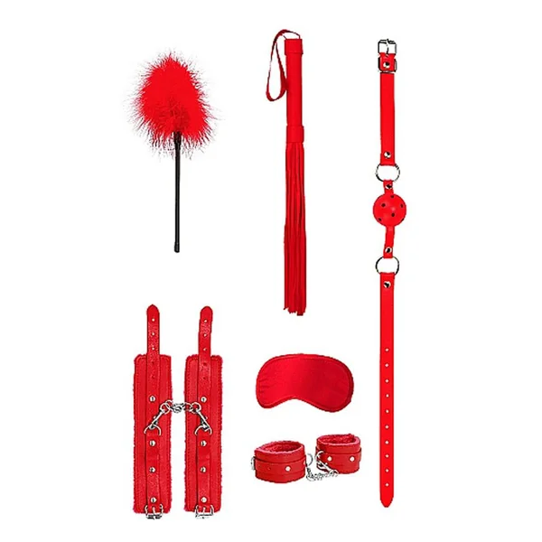 Ouch by Shots Toys - Beginner Bondage Kit - Red