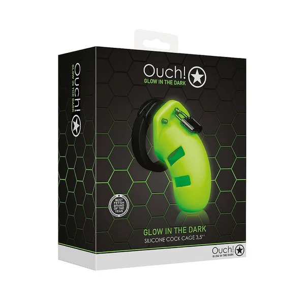 Ouch! Glow in the Dark Cock Cage – 3.5 inch