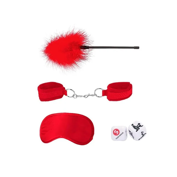 Ouch! Kits Introductory Bondage Kit #2 (4 piece kit) – Red