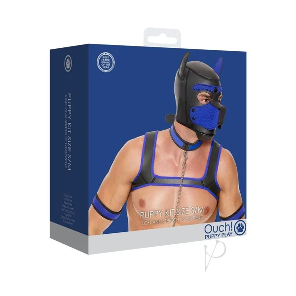 Ouch! Neoprene Puppy Kit S/M - Blue