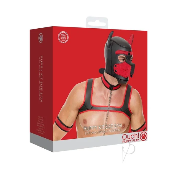 Ouch! Neoprene Puppy Kit S/M - Red