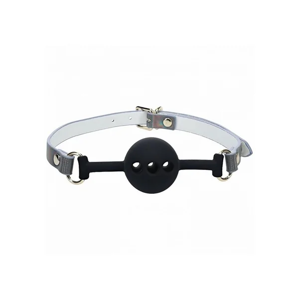 Ouch! Paris Collection Silicone Ball Gag – Black