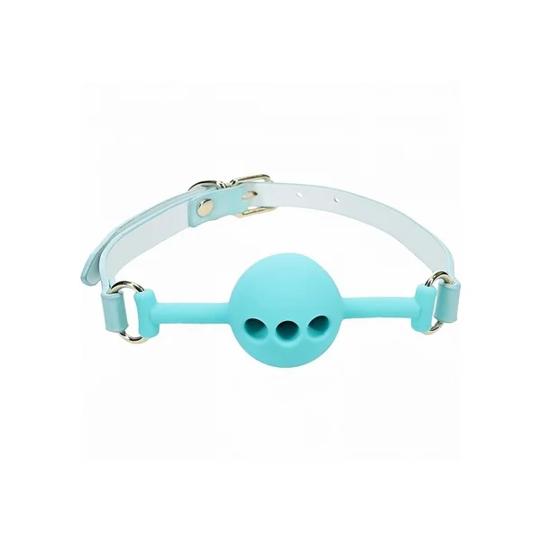 Ouch! Paris Collection Silicone Ball Gag – Blue