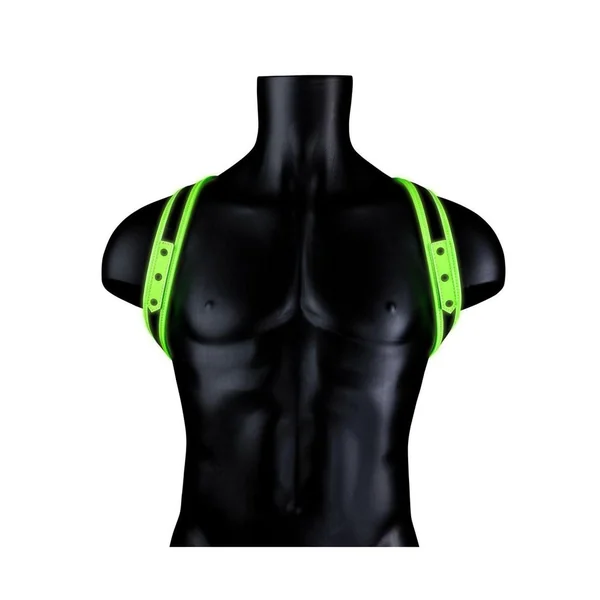 Ouch! Sling Harness Glow in the Dark – Small/Medium – Green