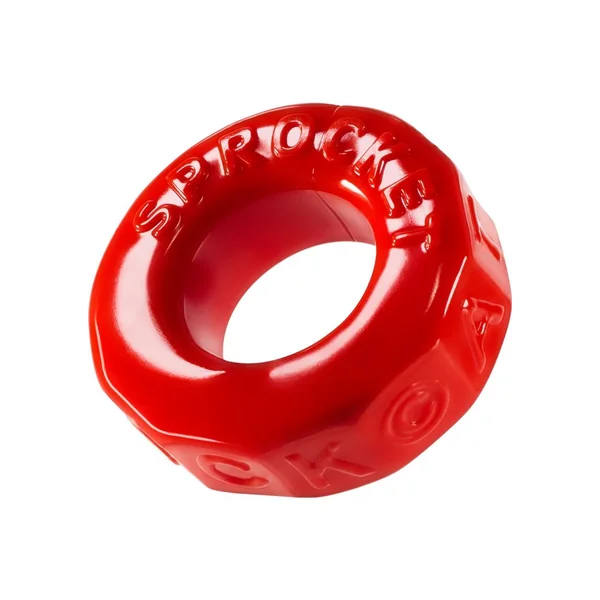 Oxballs Atomic Jock Sprocket Super Stretchy Cock Ring 2.8in – Red