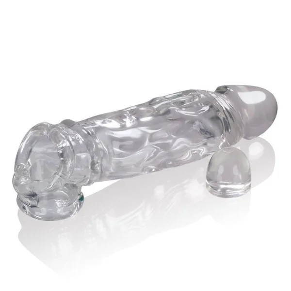 OxBalls Butch Cocksheath Penis Extender with Ball Strap - Clear