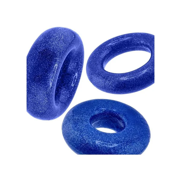 Oxballs Cockpack Multi Design Cockrings (3 Pack) – Blue Fire
